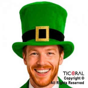 SOMBRERO GALERON SAN PATRICIO CON HEBILLA PREMIUM x 1